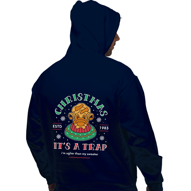 Shirts Pullover Hoodies, Unisex / Small / Navy Uglier Than My Sweater