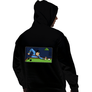 Daily_Deal_Shirts Pullover Hoodies, Unisex / Small / Black Vulcan Snooker Player