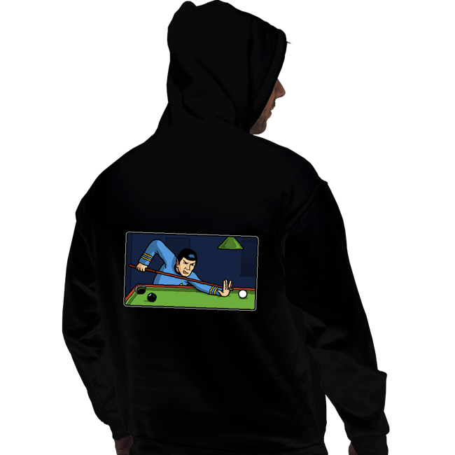 Daily_Deal_Shirts Pullover Hoodies, Unisex / Small / Black Vulcan Snooker Player