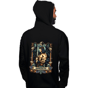 Daily_Deal_Shirts Pullover Hoodies, Unisex / Small / Black The Barbarian