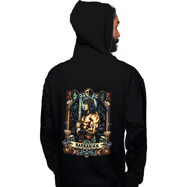 Daily_Deal_Shirts Pullover Hoodies, Unisex / Small / Black The Barbarian