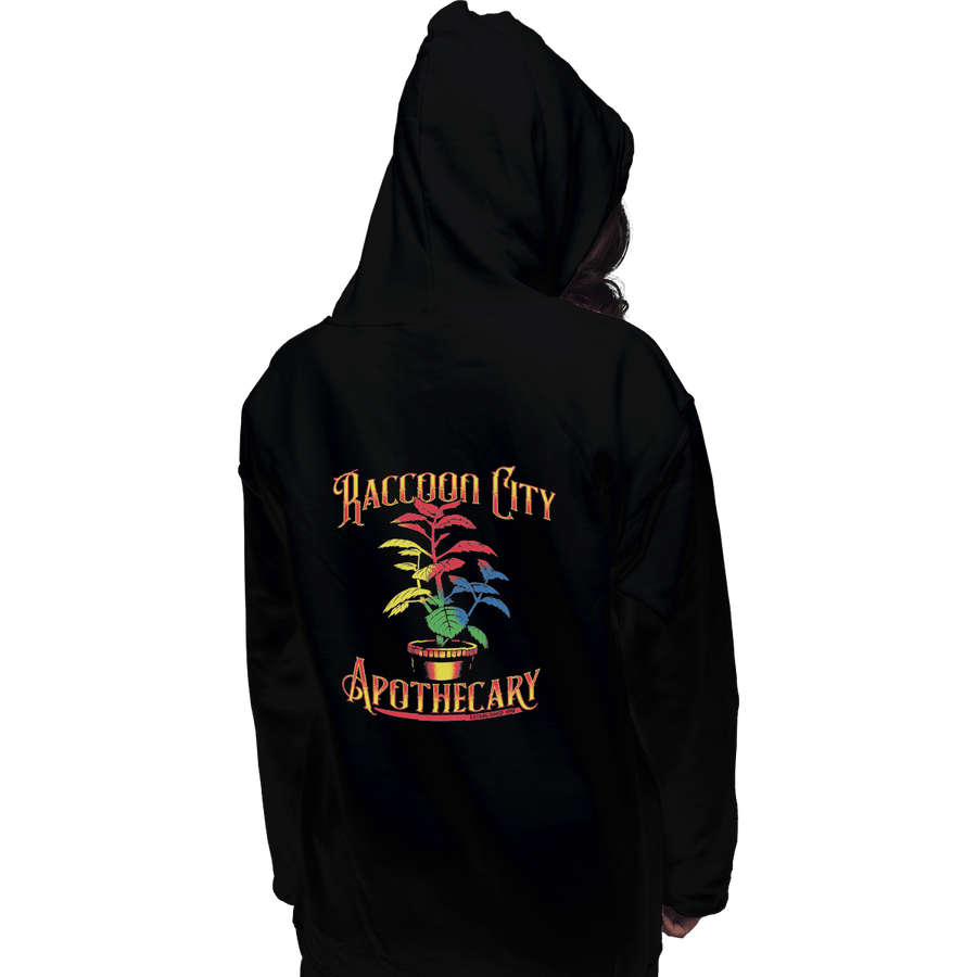 Shirts Pullover Hoodies, Unisex / Small / Black Raccoon City Apothecary