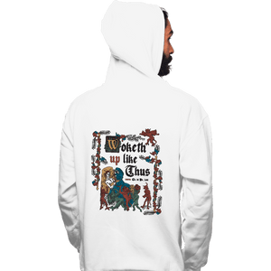 Secret_Shirts Pullover Hoodies, Unisex / Small / White Woketh Up Like This