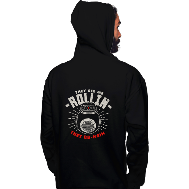 Shirts Pullover Hoodies, Unisex / Small / Black They See Me Rollin