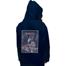 Load image into Gallery viewer, Shirts Pullover Hoodies, Unisex / Small / Navy Visit Hogwarts
