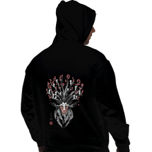Load image into Gallery viewer, Shirts Pullover Hoodies, Unisex / Small / Black The Deer God Sumie

