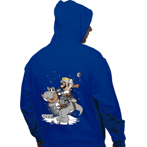 Shirts Pullover Hoodies, Unisex / Small / Royal Blue Mario Strikes Back