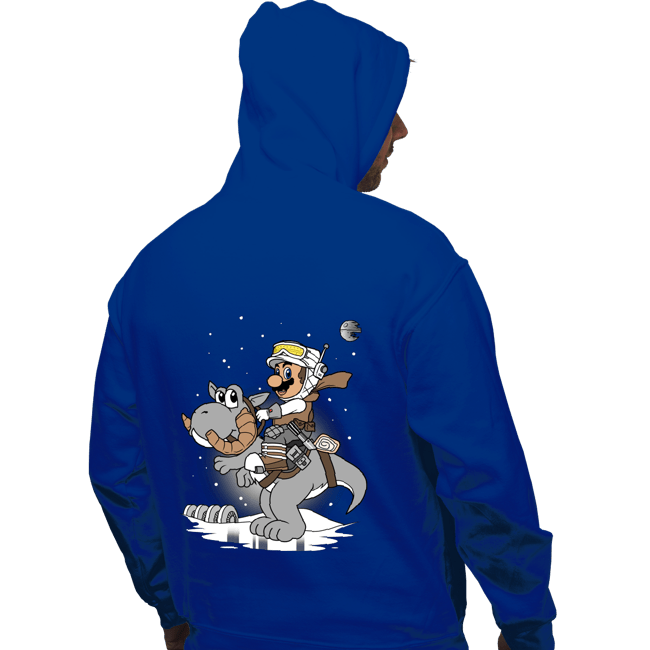 Shirts Pullover Hoodies, Unisex / Small / Royal Blue Mario Strikes Back