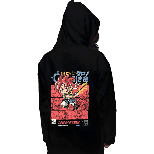 Daily_Deal_Shirts Pullover Hoodies, Unisex / Small / Black Chrono Adventure
