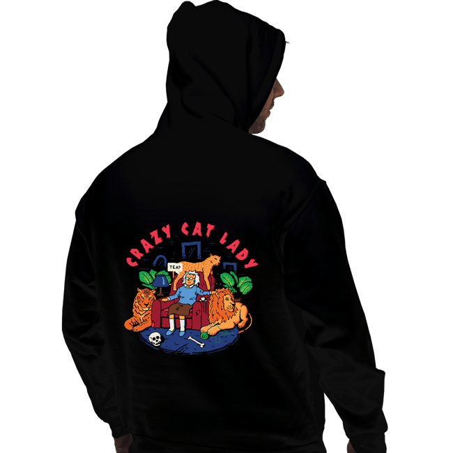 Daily_Deal_Shirts Pullover Hoodies, Unisex / Small / Black Cat Lady