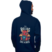Load image into Gallery viewer, Shirts Zippered Hoodies, Unisex / Small / Navy Rolling Like A Boss
