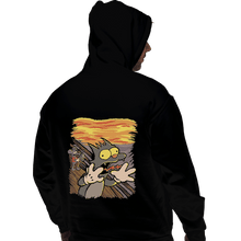 Load image into Gallery viewer, Shirts Pullover Hoodies, Unisex / Small / Black Scratchy&#39;s Scream

