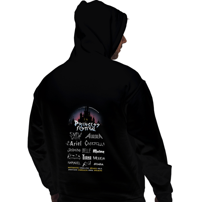 Shirts Pullover Hoodies, Unisex / Small / Black Princess Festival