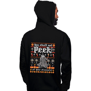 Secret_Shirts Pullover Hoodies, Unisex / Small / Black You Shall Not Peak