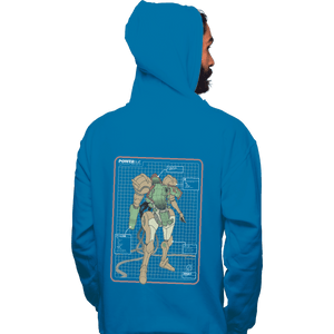 Shirts Pullover Hoodies, Unisex / Small / Sapphire Super PowerSuit