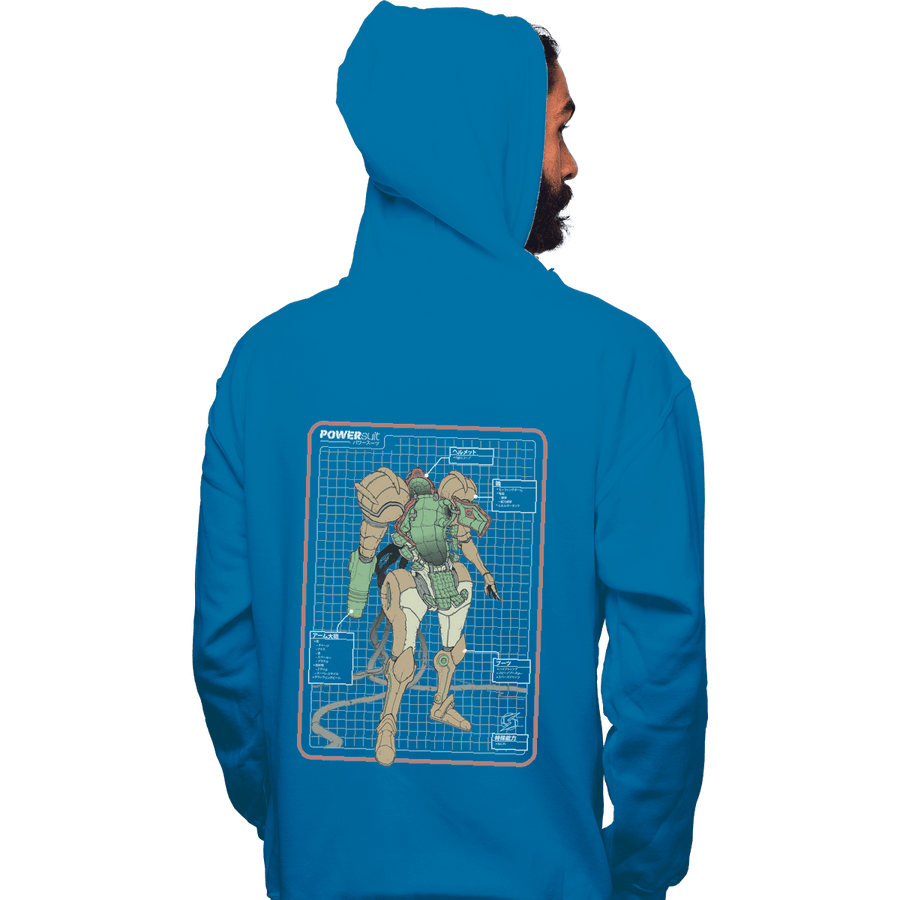 Shirts Pullover Hoodies, Unisex / Small / Sapphire Super PowerSuit