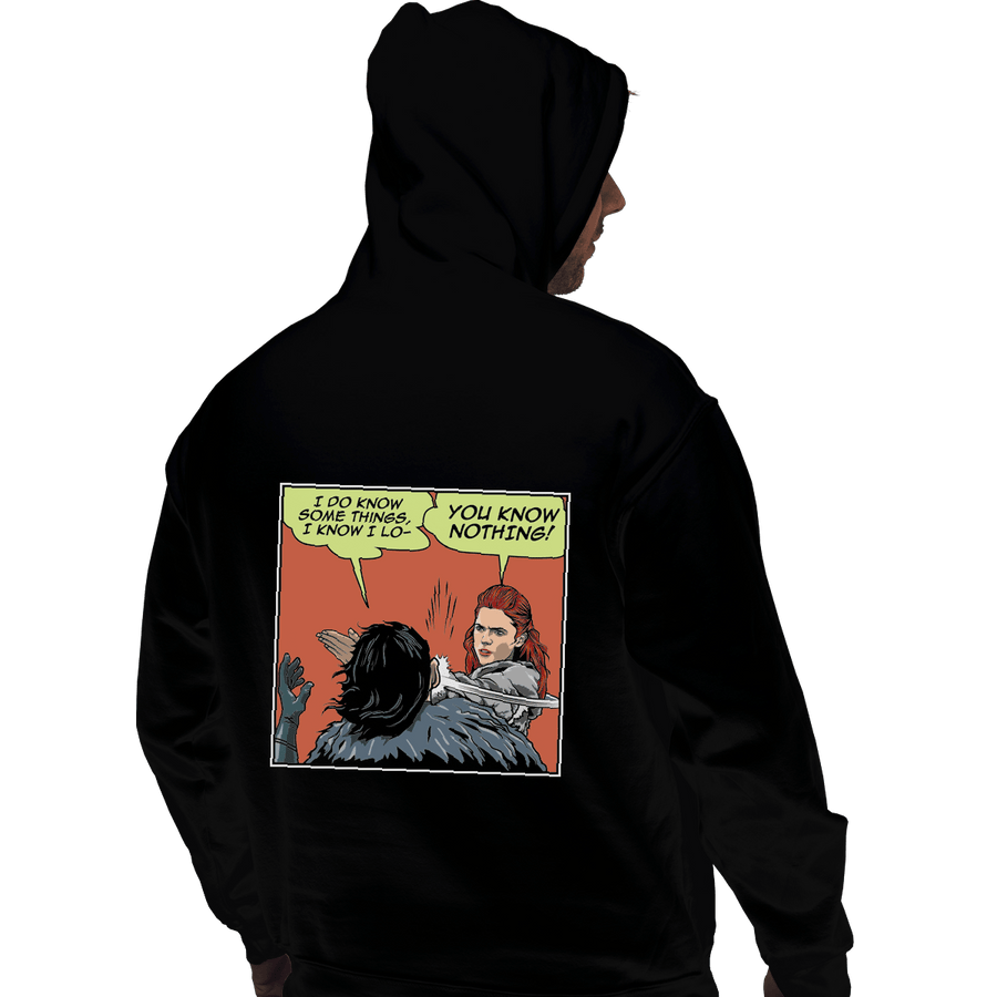 Shirts Pullover Hoodies, Unisex / Small / Black I Do Know Some Things