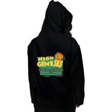 Load image into Gallery viewer, Secret_Shirts Pullover Hoodies, Unisex / Small / Black Garfield Evangelion
