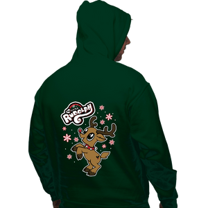 Daily_Deal_Shirts Pullover Hoodies, Unisex / Small / Forest My Little Rudolph