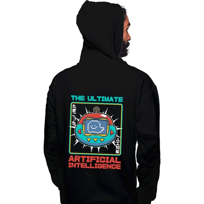 Daily_Deal_Shirts Pullover Hoodies, Unisex / Small / Black Vintage Virtual Pet