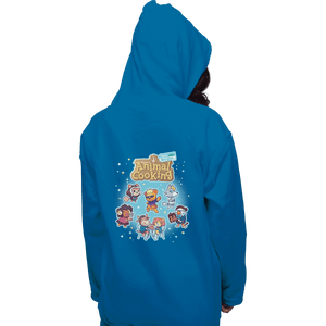 Shirts Zippered Hoodies, Unisex / Small / Royal Blue Cooking Crossing