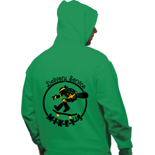Load image into Gallery viewer, Secret_Shirts Pullover Hoodies, Unisex / Small / Irish Green Mikey&#39;s Delivery Service
