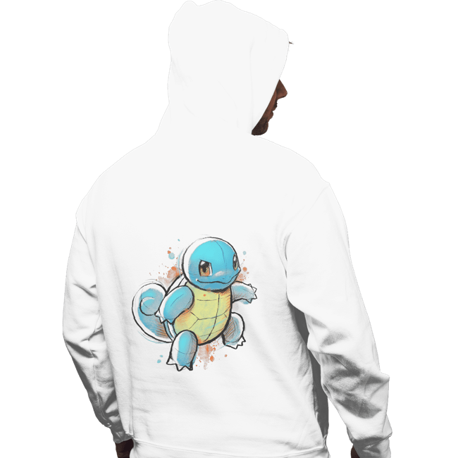 Shirts Pullover Hoodies, Unisex / Small / White Water Ink
