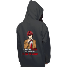 Load image into Gallery viewer, Shirts Pullover Hoodies, Unisex / Small / Charcoal Support Kira
