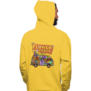 Last_Chance_Shirts Pullover Hoodies, Unisex / Small / Gold Flower Power