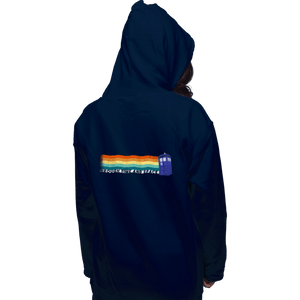 Secret_Shirts Pullover Hoodies, Unisex / Small / Navy Through Time And Space