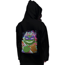 Load image into Gallery viewer, Daily_Deal_Shirts Pullover Hoodies, Unisex / Small / Black Glitch Donatello
