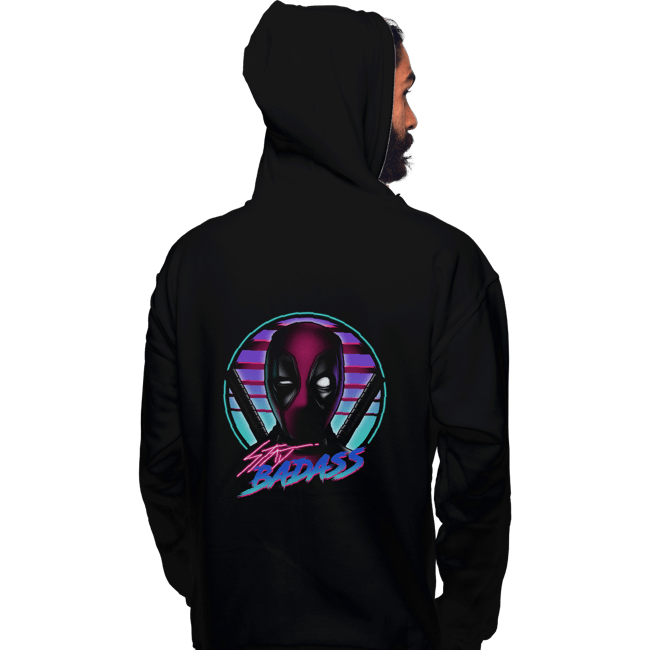 Daily_Deal_Shirts Pullover Hoodies, Unisex / Small / Black Stay Badass