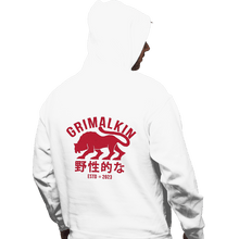 Load image into Gallery viewer, Shirts Pullover Hoodies, Unisex / Small / White Grimalkin
