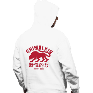 Shirts Pullover Hoodies, Unisex / Small / White Grimalkin