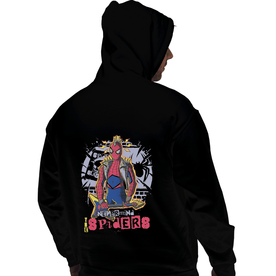 Shirts Pullover Hoodies, Unisex / Small / Black Nevermind The Spiders