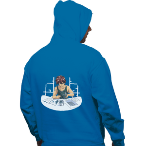 Shirts Zippered Hoodies, Unisex / Small / Royal Blue Robot Builder