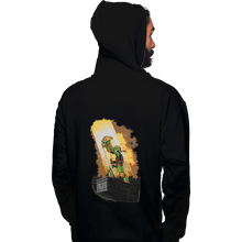 Load image into Gallery viewer, Shirts Zippered Hoodies, Unisex / Small / Black The Last Slice Of PIzza
