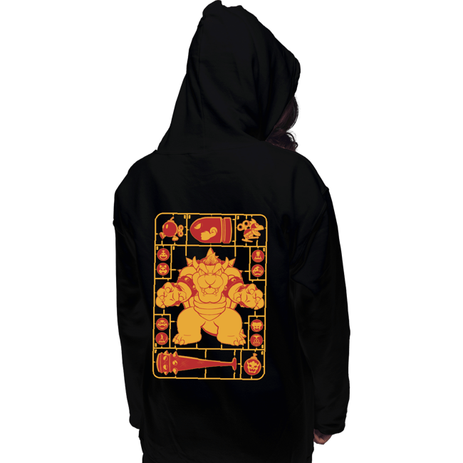 Daily_Deal_Shirts Pullover Hoodies, Unisex / Small / Black Bowser Model Sprue