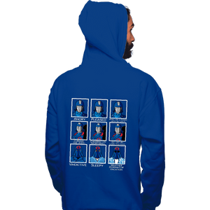 Daily_Deal_Shirts Pullover Hoodies, Unisex / Small / Royal Blue The Many Faces of Cobra Commander