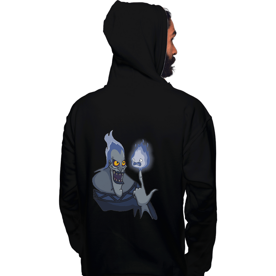 Shirts Pullover Hoodies, Unisex / Small / Black Finger Flame