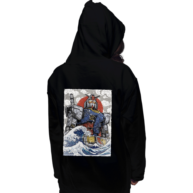 Daily_Deal_Shirts Pullover Hoodies, Unisex / Small / Black Kanagawa RX-78-2
