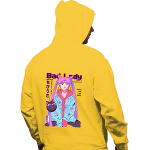 Daily_Deal_Shirts Pullover Hoodies, Unisex / Small / Gold Bad Lady