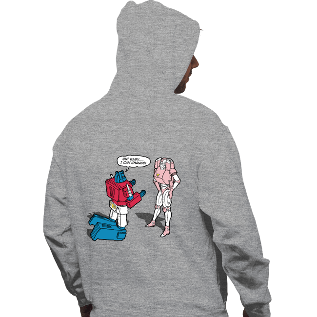 Daily_Deal_Shirts Pullover Hoodies, Unisex / Small / Sports Grey He Can Change