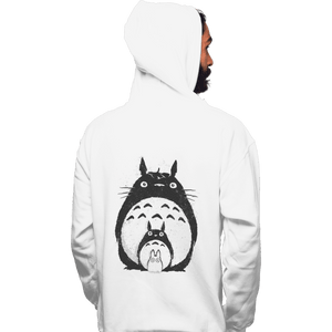 Shirts Pullover Hoodies, Unisex / Small / White Totoro Trio