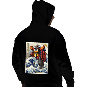 Daily_Deal_Shirts Pullover Hoodies, Unisex / Small / Black Heavyarms Wave