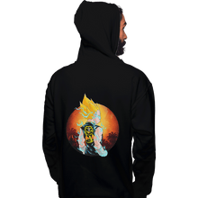 Load image into Gallery viewer, Shirts Pullover Hoodies, Unisex / Small / Black Fighter Kid
