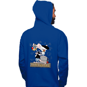 Daily_Deal_Shirts Pullover Hoodies, Unisex / Small / Royal Blue Narf Busters