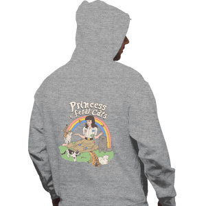 Shirts Zippered Hoodies, Unisex / Small / Sports Grey Princess Of Feral Cats