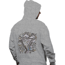 Load image into Gallery viewer, Daily_Deal_Shirts Pullover Hoodies, Unisex / Small / Sports Grey Escher Who
