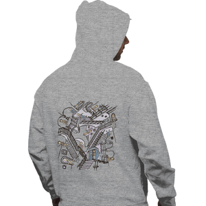 Daily_Deal_Shirts Pullover Hoodies, Unisex / Small / Sports Grey Escher Who